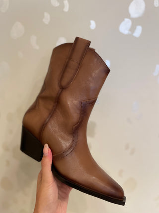 Free People | Cat Nap Cowboy Boot | Saddle Leather