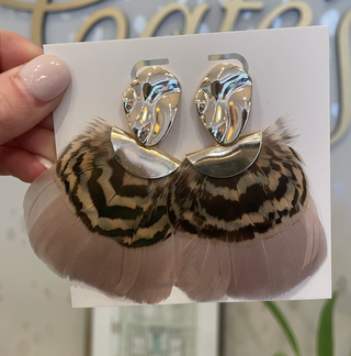 Federika Padula | Double Feather Earrings