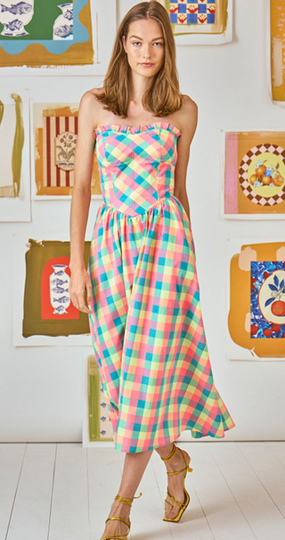 Hunter Bell | Corey Dress | Key Largo Plaid