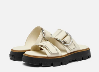 Sorel | Rein CB Slide Sandal | Chalk/Black