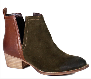 Diba | Stop By Bootie | Military/Butterscotch