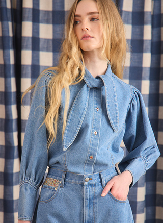 Hunter Bell | Odessa Shirt | Vintage Denim