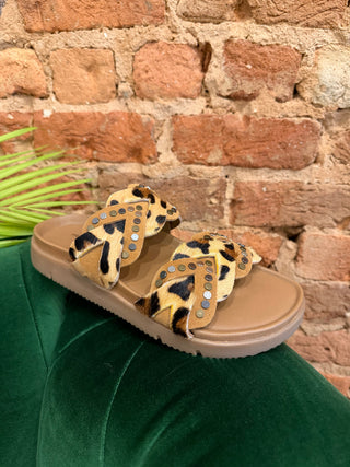 Free People | Leo Sandal | Leopard