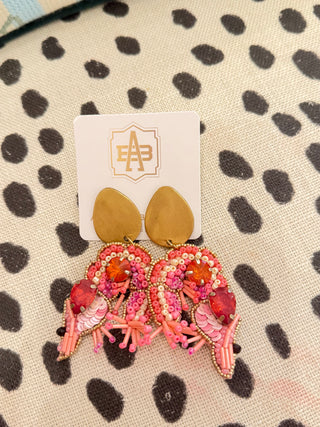 Allie Beads | Shrimp Earrings