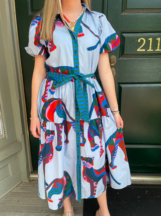 Maude Vivante | Della Dress | Cheetah Mirage