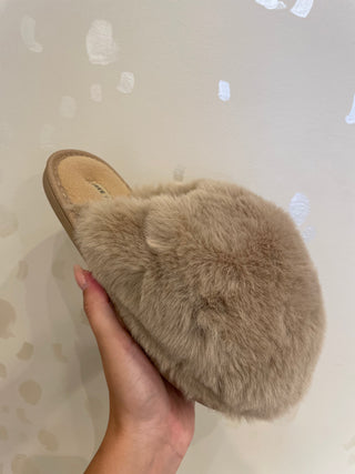 Free People | Snowball Slipper | Taupe