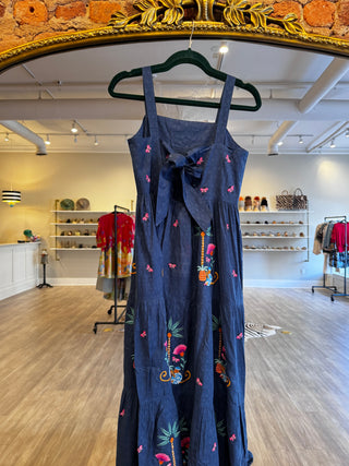 Nimo | Cornflower Dress | Navy Monkey