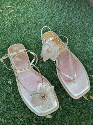 Free People | Mismatched Magnolia Sandal | Gold