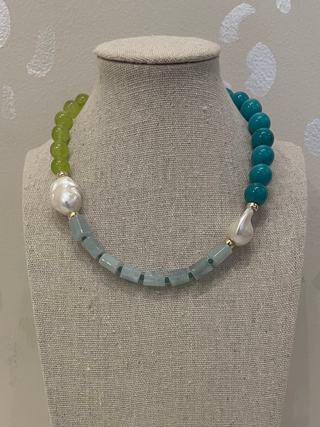 Knotty Bling | Lola | Triple Block Necklace
