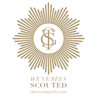 The logo for The Scout Guide. Under the logo, it says "We've Been Scouted" with a link to the website