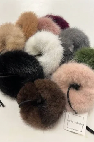 Linda Richards – Mink Scrunchie