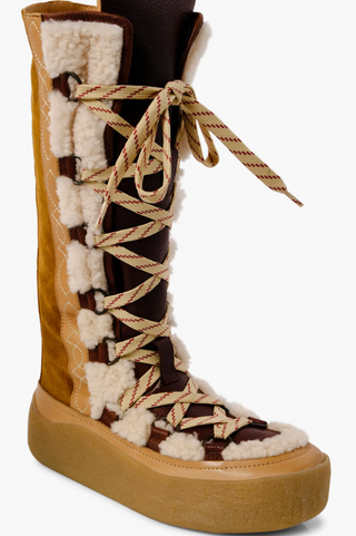 Free People | Wilder Shearling Boot | Tan