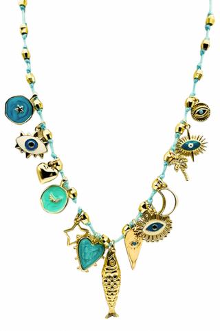 Holst & Lee | Charm Necklace | Vacation Blue