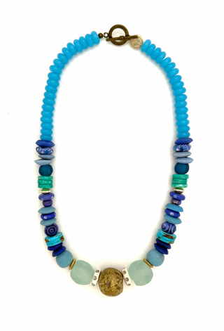 Anchor Beads | Blue Short Classic 19"