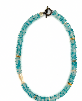 Anchor Beads | Ocean Saucer Glass | 18"