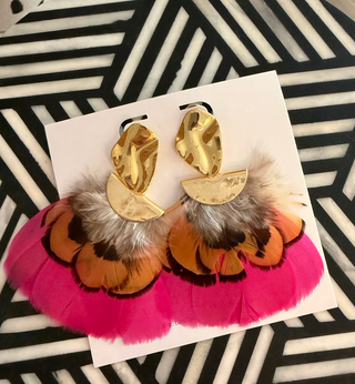 Federika Padula | Double Feather Earrings