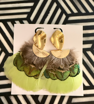 Federika Padula | Double Feather Earrings