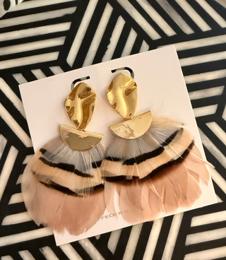 Federika Padula | Double Feather Earrings