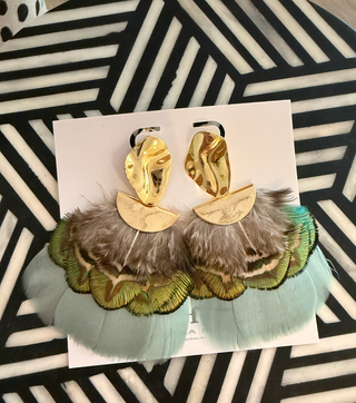 Federika Padula | Double Feather Earrings