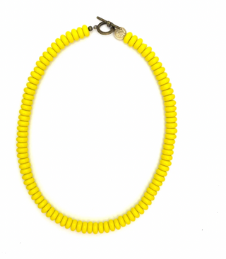 Anchor Beads | Yellow Smooth Glass Beads | 18'