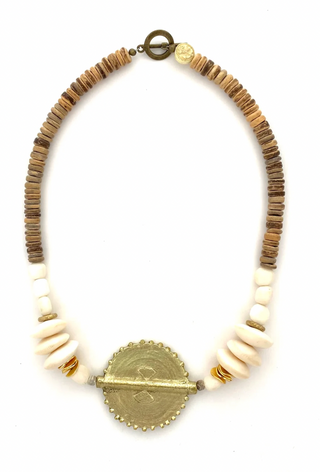 Anchor Beads | Medallion Necklace