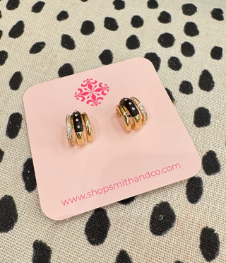 Smith & Co. | Gilded Triple Hoop Earring
