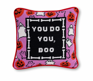 Furbish – Boo Needlepoint Pillow – product view 1 of 2