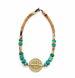 Anchor Beads | Medallion Necklace