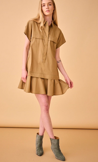 Hunter Bell | Addison Dress | Khaki