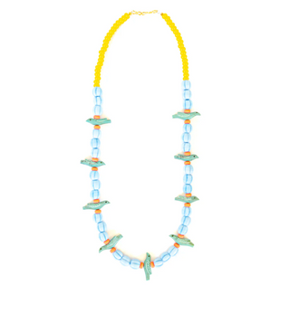 Gather Goods | Long turquoise bird