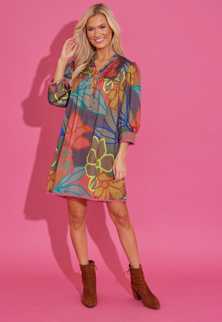 Alden Adair | Lori Dress | Geo Floral