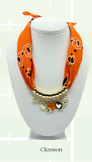 Holst and Lee | Gameday Bandana Necklace | Clemson