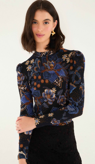 Farm Rio | Snakes Bouquet Black Bodysuit | Preorder