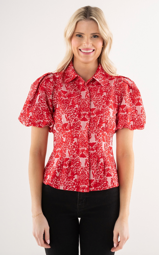 Emily McCarthy | Britt Top | Cheeky Cheetah