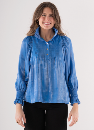 Emily McCarthy | Charlotte Top | Sapphire