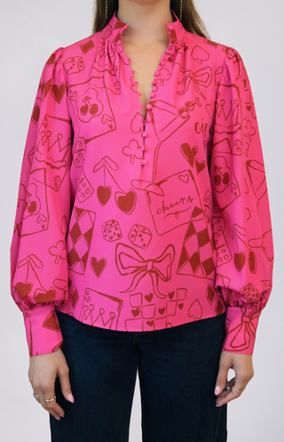Crosby | Leland Blouse | Game On