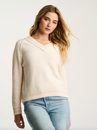 Lisa Todd | Two-Timer Sweater | White