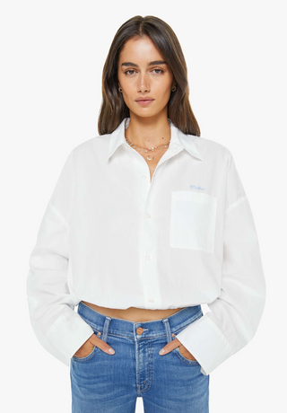 Mother | The Scrunchie Frenchie | White