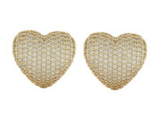 Mignonne Gavigan | Puffy Pavé Heart