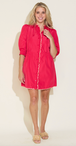 Alden Adair | Audrey Dress | Poppy Pink