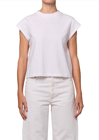 Agolde | Bryce Cap Sleeve | White