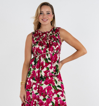 Emily McCarthy | Olivia Top | Bougainvillea