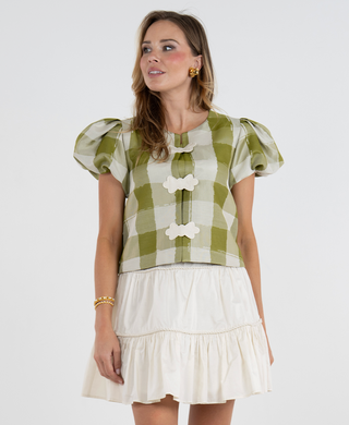 Emily McCarthy | Isabella Top | Gingham
