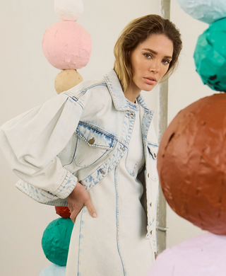 Hunter Bell | Solene Jacket | Washed Blue