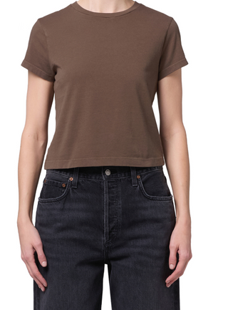 Agolde | Adine Shrunken Tee | Uniform