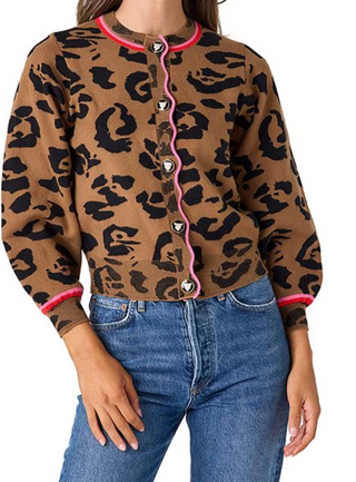 Crosby | Colson Cardigan | Leopard