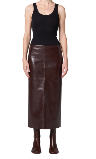 Agolde | Hikson Skirt | Madera Leather