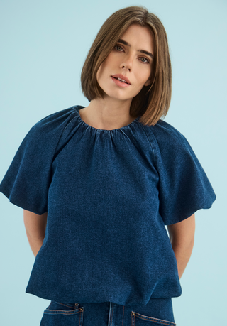 Hunter Bell | Mika Top | Blue Ridge Denim