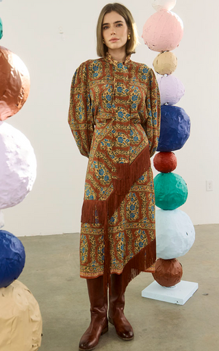Hunter Bell | Allyne Skirt | Amber Glen Brown