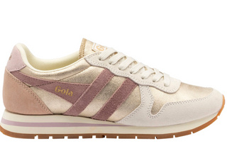 Gola | Daytona Blaze Trainer | Gold/Brown Rose/Chalk Pink